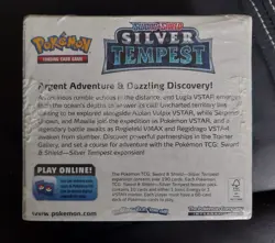 Pokemon Sword & Shield Silver Tempest Booster Box - 36 Cards - Image 2