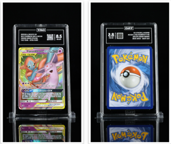 Pokemon TCG Espeon & Deoxys GX Holo Card 72/236 Unified Minds Ultra Rare TAG 8.5 - Image 1