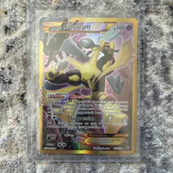 Pokemon TCG Alakazam EX Fates Collide 125/124 Full Art Secret Rare Card - Image 1