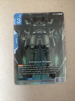 2025 Gundam Card Game Corsica Base ST02: Wings of Advance C+ Holo #ST02-016 NM - Image 1