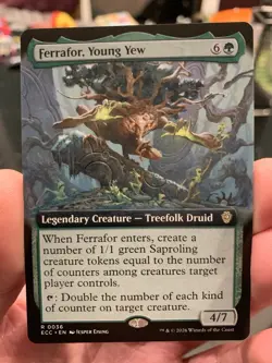 Ferrafor, Young Yew (Extended Art) #36 (NM) ECC Magic MTG - Image 1