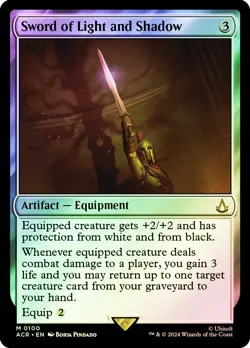 MTG FOIL Sword of Light and Shadow - Assassin's Creed #100 - Image 1