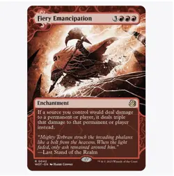 Magic: The Gathering Fiery Emancipation Wilds Eldraine Rare #42 - Image 2