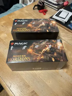 Magic the Gathering MTG 2x Modern Horizons MH1 Sealed Booster Boxes, 72 packs! - Image 1