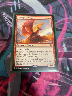 MTG - GOLDSPAN DRAGON - MYTHIC - M3C - NM - Image 1