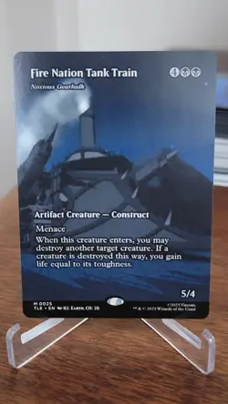 Fire Nation Tank Train — Extended Art Mythic (TLA #25) Avatar - Image 1