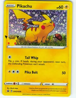 Pikachu - Holo - #SWSH039 Black Star Promo - Pokemon TCG - 2020 - Image 1
