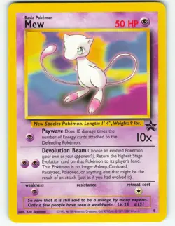 Mew - #8 WOTC Black Star Promo - Pokemon TCG - 2000 - Image 1