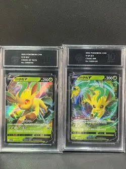 Pokemon CHN 2pcs CHINESE cards CBB2C-07 13/15 CS4aC-008 Grade10 - Image 1