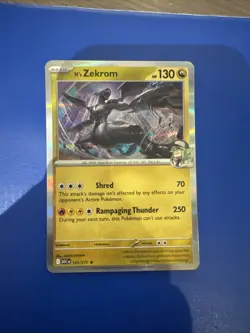 N's Zekrom 155/217 (Holo Rare) Pokemon TCG Ascended Heroes | (Pack Fresh) NM+/M - Image 1