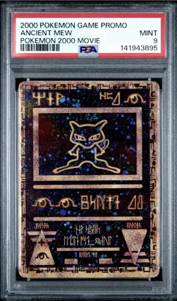2000 POKEMON GAME MOVIE POKEMON 2000 MOVIE ANCIENT MEW PSA 9 - Image 1