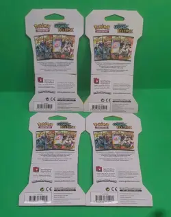 Pokemon EMPTY Tag Team Cosmic Eclipse Booster Pack Sleeves X4 - Image 5