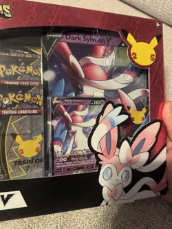 Pokemon TCG Celebrations Collection Dark Sylveon V Box SEALED w/ Evolving Skies! - Image 2