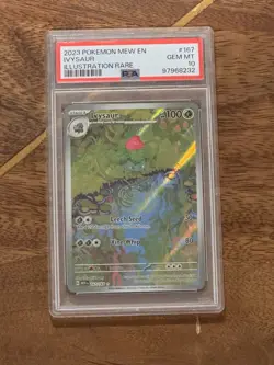 Pokemon TCG Ivysaur Scarlet & Violet 151 167/165 PSA 10 - Image 1