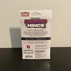 Pokemon TCG Sun & Moon Unified Minds Hanger Box Sealed (3 Booster Packs) 820650809569 - Image 2