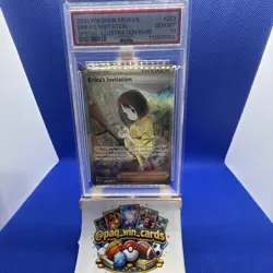 Erika's Invitation PSA 10 2023 Pokemon MEW 151 #203 - Image 2