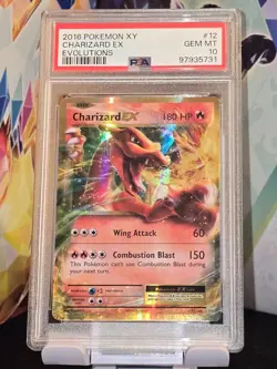 2016 pokemon xy charizard ex evolutions PSA 10 - 12/108 - Image 1