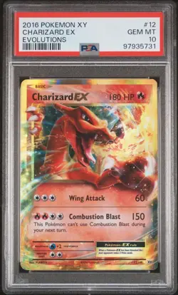 2016 pokemon xy charizard ex evolutions PSA 10 - 12/108 - Image 3