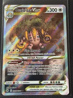Pokemon Regigigas VSTAR GG55/GG70 Crown Zenith Galarian Gallery Ultra Rare Holo - Image 1