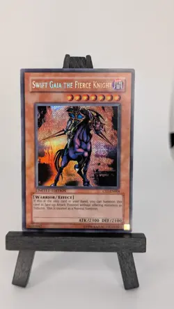 Yu-Gi-Oh! Swift Gaia The Fierce Knight Secret Rare CT1-EN004 Collectors Tin LP - Image 3