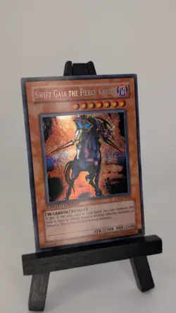 Yu-Gi-Oh! Swift Gaia The Fierce Knight Secret Rare CT1-EN004 Collectors Tin LP - Image 4