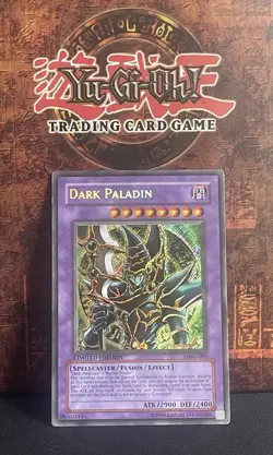 YuGiOh-Dark Paladin DMG-001 Secret Rare Limited Edition Holo MP - Image 1