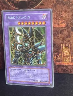 YuGiOh-Dark Paladin DMG-001 Secret Rare Limited Edition Holo MP - Image 3