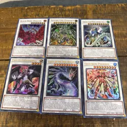 Yu-Gi-Oh! 6 Card Lot Ultra Holos 1st Ed Dragon Synchro Fish Black Rose Crystal B - Image 1