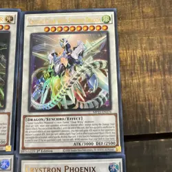 Yu-Gi-Oh! 6 Card Lot Ultra Holos 1st Ed Dragon Synchro Fish Black Rose Crystal B - Image 5