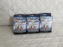 Yu-Gi-Oh! Blue-Eyes White Destiny Structure Deck SEALED Playset Bundle Lot (3x) - Image 1