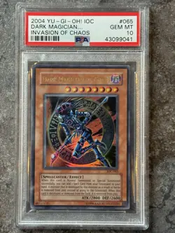 2004 Yugioh Dark Magician of Chaos IOC 065 ORIGINAL PRINT PSA 10 Gem Mint - Image 2