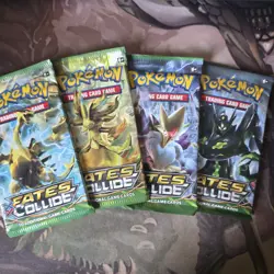 8 Pokemon XY Fates Collide Trading Card Booster Packs - Image 1