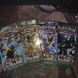 8 Pokemon XY Fates Collide Trading Card Booster Packs - Image 2
