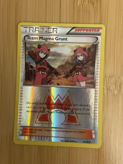 Pokemon TCG Team Magma Grunt Reverse Holo Card 30/34 Double Crisis - Image 1