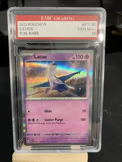 LATIOS HOLO FOIL 2021 Pokemon RARE #73/182 Card GRADED 10 MINT - Image 1