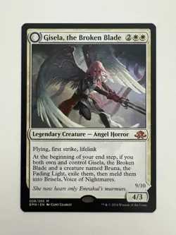 Gisela the Broken Blade / Brisela Voice of Nightmares MTG Magic Card NM Mint EMN - Image 1
