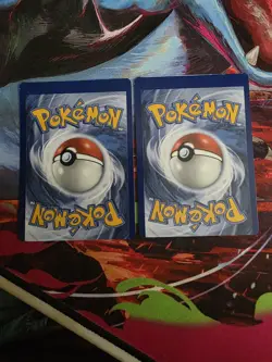 Pokemon Energy Miscut Error Card SVE EN Fire and Fighting Energy 2 Set - Image 2