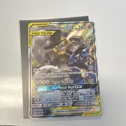 Pokemon Lucario & Melmetal GX TAG TEAM Promo Holo SM192 Card English - Image 1