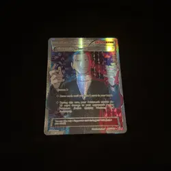 Pokemon Card Giovanni’s Scheme 162/162 Trainer Full Art XY Breakthrough LP - Image 2