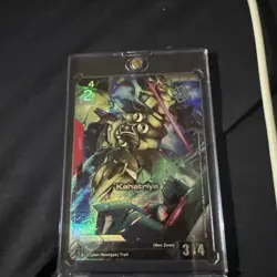 GUNDAM CARD GAME - KSHATRIYA NZ-666 - STORE TOURNAMENT WINNER FOIL CARD - Image 1
