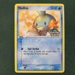 Mudkip 56/106 Wizard World Philadelphia Promo 2005 Stamped Emerald Pokemon Card - Image 1