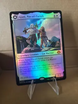 Ajani Nacatl Pariah/Ajani Nacatl Avenger Foil MH3 NM ENG MTG - Image 1