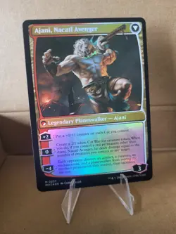 Ajani Nacatl Pariah/Ajani Nacatl Avenger Foil MH3 NM ENG MTG - Image 2