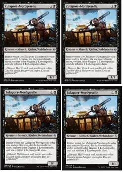 4 x Zulaport-Mordgeselle / Zulaport Cutthroat - BATTLE for ZENDIKAR - deutsch - Image 1