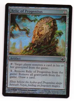 MtG FOIL Reliquia del Progenitus Relic of Progenitus FOIL (Shards of Alara) - Image 1