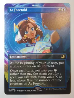 As Foretold 0068 Borderless WOT Magic the Gathering - Image 1