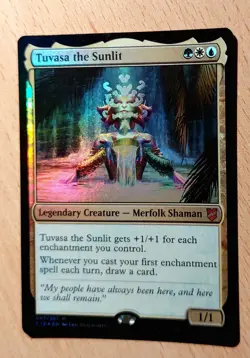 Mtg Magic: # FOIL # Tuvasa die Sonnenbeschienene, the Sunlit, English Nearmint - Image 3