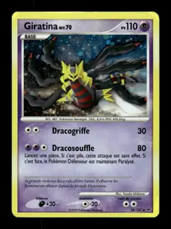 Carte Pokemon Giratina Holo 28/127 Platine Francais - Image 1