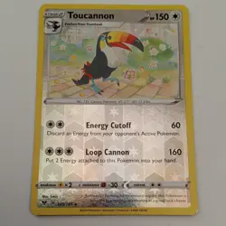 Pokemon TCG Toucannon Vivid Voltage 145/185 Reverse Holo Rare - Image 1