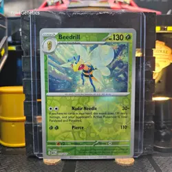 Beedrill 151 Reverse Holo Pokemon TCG 015/165 Scarlet & Violet Rare - Image 1